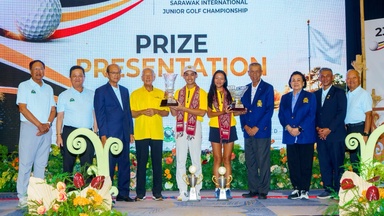 Thailand’s Pranai and Namon shine as Sarawak Premier Cup junior golf champions