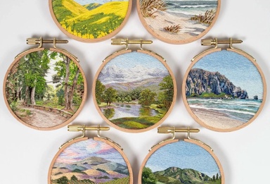 Cassandra Dias Takes an Impressionistic Approach to Painting with Thread