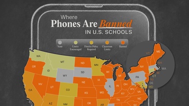 Mapped: The States Banning Phones in Schools