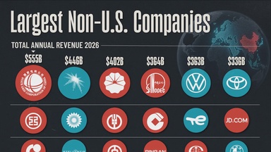 Ranked: The World’s Largest Companies Outside the U.S.