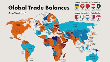 Mapped: The World’s Biggest Trade Surpluses and Deficits