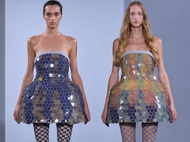 ANREALAGE’s E Ink Dresses Give One Outfit Several Different Looks