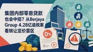 集团内部零息贷款也会中招？从Berjaya Group 4.28亿追税案看转让定价雷区