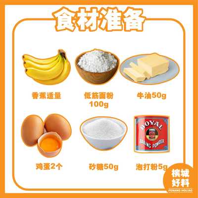 Image from: 香蕉蛋糕做法