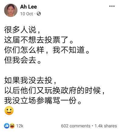 Image from: 90后首投族对来届大选有什么心情？ #GE15