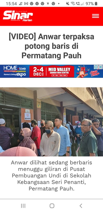 Image from: Mahathir the nonagenarian lost in Langkawi, Ku Li fell in Gua Musang but Anwar did not meet his Waterloo in Tambun #GE15