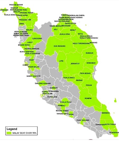 Image from: GE15 Show How Ethnically Divided Malaysians Are: Malays for PN, Non-Malays For PH.