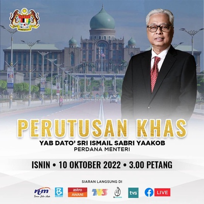 Image from: BREAKING: Parliament is officially dissolved, GE15 within 60 days