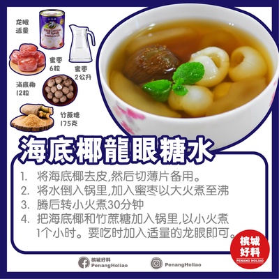 Image from: 5款龙眼饮料糖水食谱