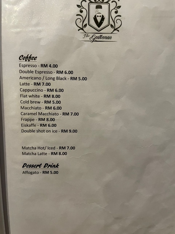 Image from: Gentleman Kafe In Kelana Jaya #TheGoodStuff
