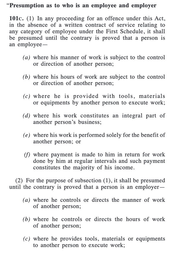 Image from: Employers face up to RM100k fine, 5 years jail if they don’t adhere to the Employment (Amendment) Act 2022