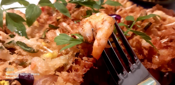 Image from: A Humongous Cucur Udang or Prawn Fritters at De Wan by Chef Wan Restaurant, BSC #TheGoodStuff