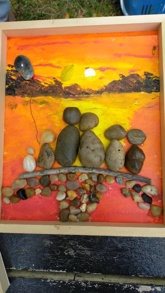 Image from: Deen an OKU once charged to be certified as one, now out on his motorised wheelchair teaching art #TheGoodOKU