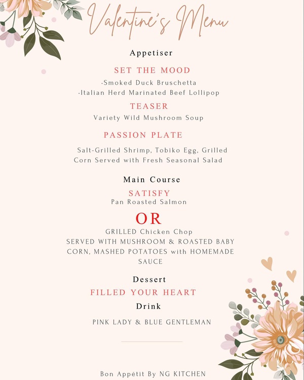 Image from: Let’s Celebrate A Romantic Valentine at Bon Appetit By Ng Kitchen #TheGoodStuff
