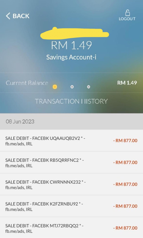 Image from: Watching videos on Facebook no longer safe? Woman's bank account hacked, lost RM4,385 in total! #Scam