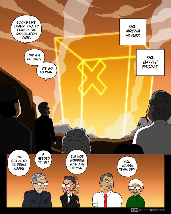 Image from: If Malaysia Was An Anime: How GE15 Started