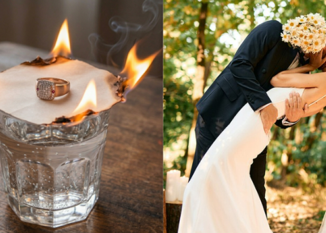 Image from: “俄罗斯戒指婚姻占卜”爆红，只需三样工具就能测出今年会不会结婚