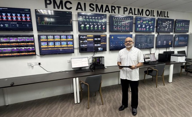 Image from: Airei lancar kilang sawit pintar AI kedua, catat penurunan kehilangan minyak 13%