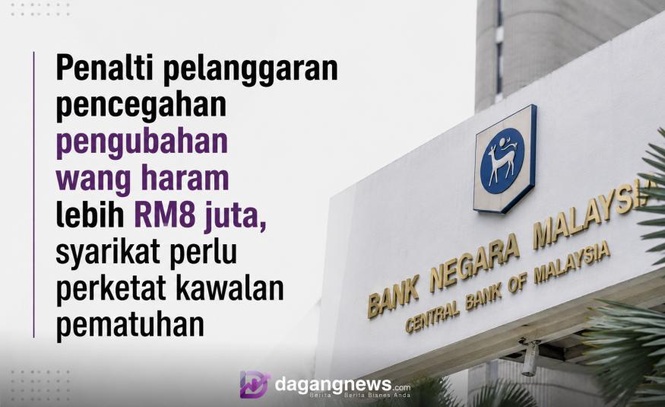 Image from: Penalti pelanggaran pencegahan pengubahan wang haram lebih RM8 juta, syarikat perlu perketat kawalan pematuhan