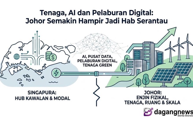 Image from: Tenaga, AI dan Pelaburan Digital: Johor Semakin Hampir Jadi Hab Serantau