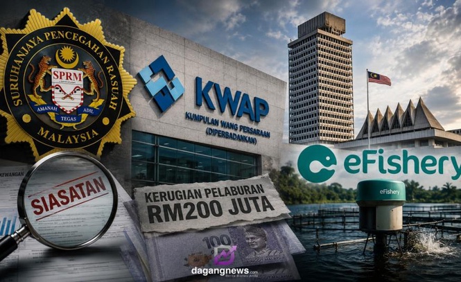 Image from: SPRM siasat kerugian pelaburan RM200 juta KWAP dalam skandal eFishery Indonesia