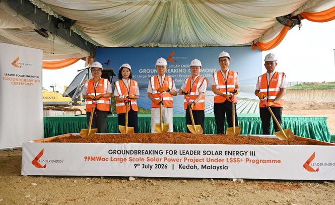 Image from: Leader Energy mulakan pembinaan projek solar 99MWac di Kedah, operasi dijangka bermula 2027