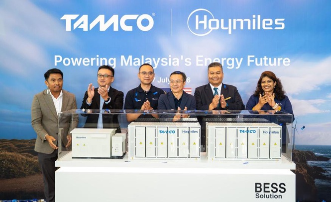 Image from: Tamco pasang sistem bateri penyimpanan tenaga 6MWh Hoymiles di Shah Alam