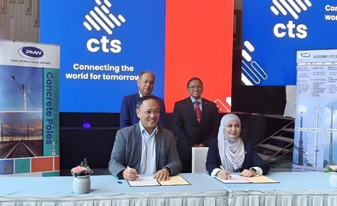 Image from: PMW International sambung kontrak bekalan tiang telekomunikasi dengan CTS Horizon