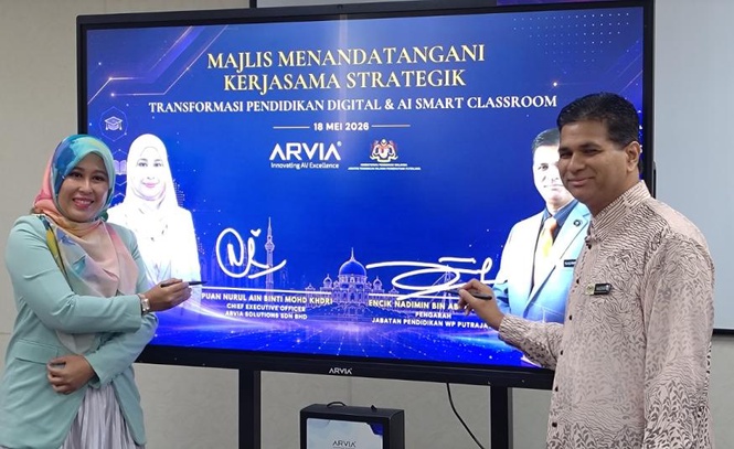 Image from: Arvia Solutions perkenal transformasi pendidikan digital di Putrajaya menerusi AI Smart Classroom