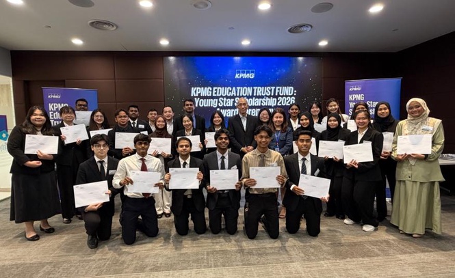 Image from: KPMG bantu 24 pelajar IPT dari keluarga B40 melalui Biasiswa Young Star 2026