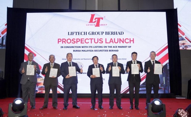 Image from: Liftech mulakan dagangan di Pasaran ACE pada 27.5 sen, lebih rendah daripada harga IPO