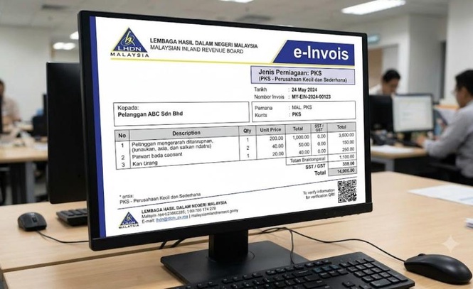 Image from: Kerajaan kaji semula pelaksanaan e-invois, caruman 2% KWSP pekerja asing - Ahmad Zahid