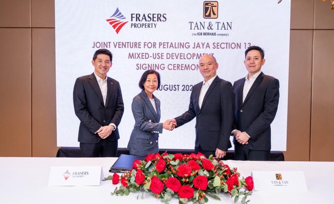 Image from: Frasers Property bekerjasama dengan Tan & Tan bangunkan projek bercampur 5.15 hektar di Petaling Jaya