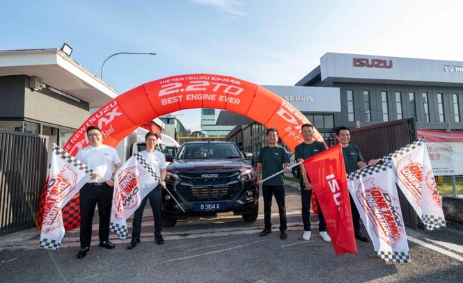 Image from: Isuzu D-MAX 2.2 mulakan cabaran jelajah Semenanjung dengan satu tangki diesel