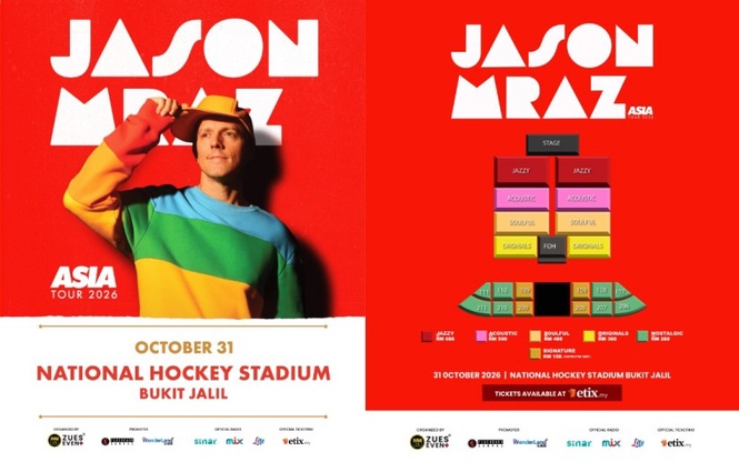 Image from: Jason Mraz Kembali Ke Malaysia 31 Oktober Depan