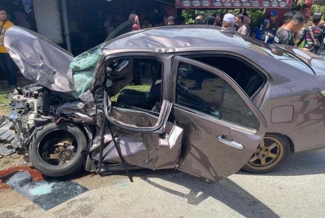 Remaja Maut, Kereta Dirempuh 4WD Dipandu Lelaki Bawah Pengaruh Dadah