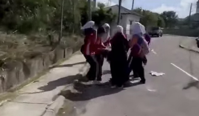 Gaduh: 7 Pelajar Sekolah Menengah Ditahan Selepas Video Tular