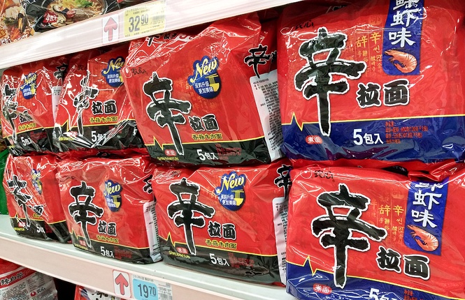 韩辛拉面40周年 海外销售占六成
