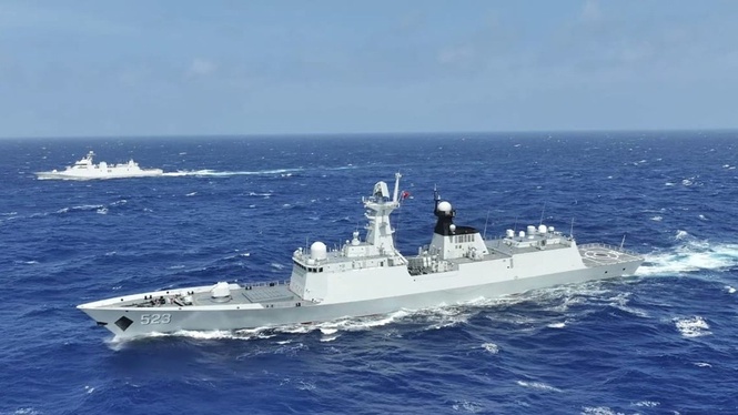 中国称完成联合实兵演练 印尼海军:非作战性质