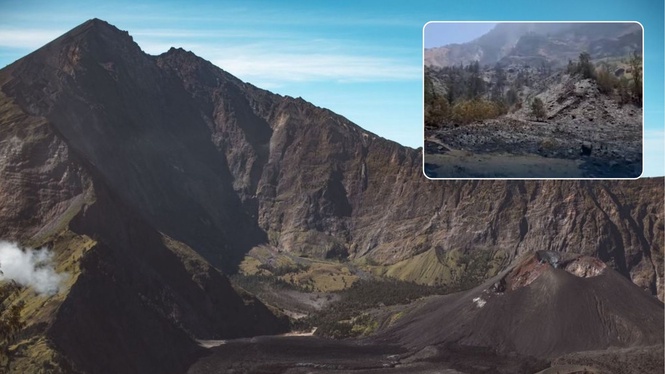 林火被扑灭 印尼林贾尼火山登山道重开