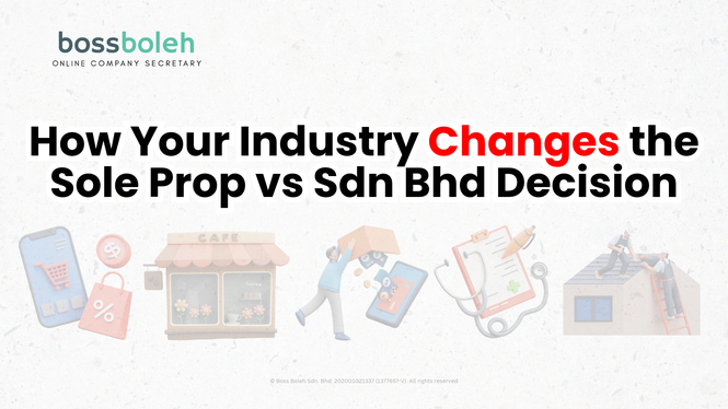 Agency, E-Commerce or Trading Business: How Your Industry Changes the Sole Prop vs Sdn Bhd Decision