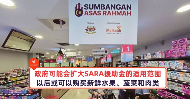 Image from: 政府可能会扩大SARA援助金的适用范围,以后或可以购买新鲜水果和蔬菜
