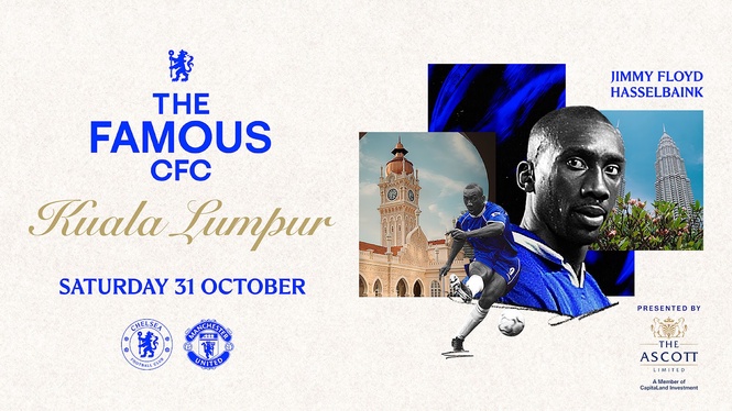 Image from: Chelsea Legend Jimmy Floyd Hasselbaink Returns To Kuala Lumpur To Headline The Famous CFC With Ascott