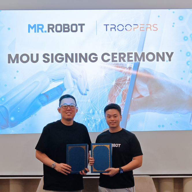Image from: MR. ROBOT and TROOPERS partner to build real-world training data for humanoid robotics