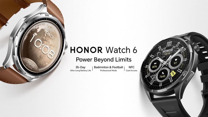 Honor Watch 6 dilancar di Malaysia: Bateri tahan 35 hari & mod sukan Pro, bermula RM699