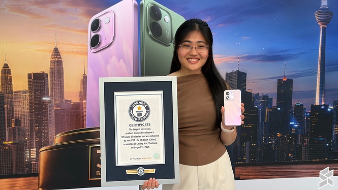 Vivo V80 Lite 5G cipta rekod dunia dengan bateri 10,000mAh, tempahan kini dibuka