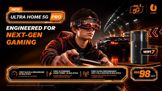 U Mobile perkenal ULTRA Home 5G Pro, tawar kelajuan sehingga 2Gbps dari RM98/bulan