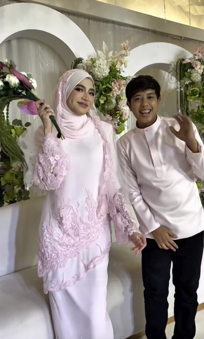 Image from: Dulu Viral Makan Kentang Goreng Berdua, Ammar Nazhan & Kekasih Selamat Bertunang