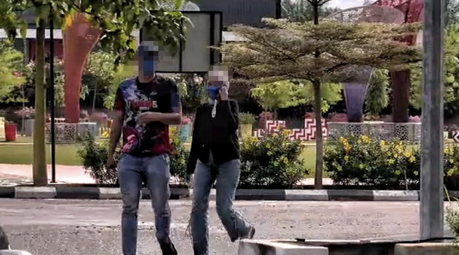 Image from: Tular Aksi Riba Di Dalam Bas, Pemandu & Kenalan Wanita Ke IPD Jasin Beri Keterangan