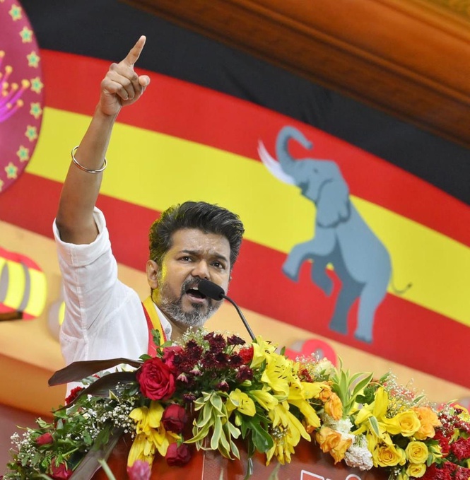 Image from: Bintang Filem Ke Kancah Politik! Vijay Cipta Kejutan Tumbangkan Parti Pemerintah